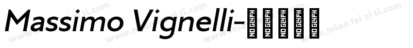 Massimo Vignelli字体转换
